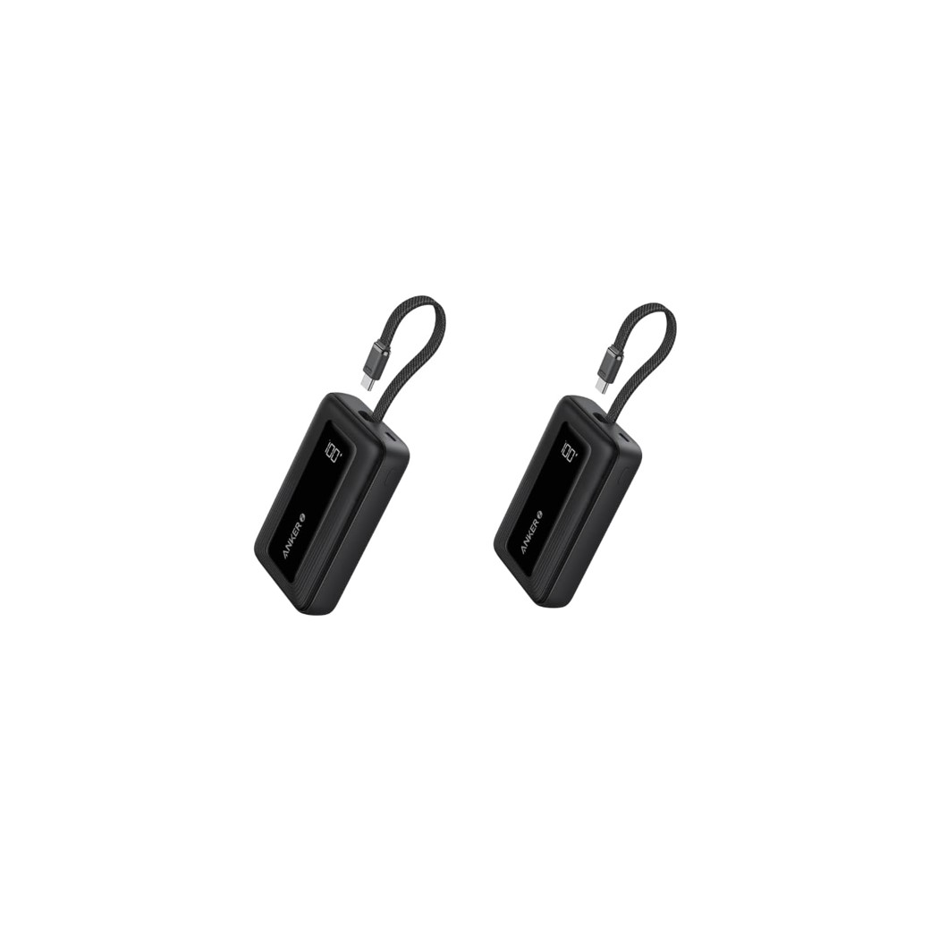 Anker Zolo Power Bank (20K, 30W, Built-In USB-C Cable)